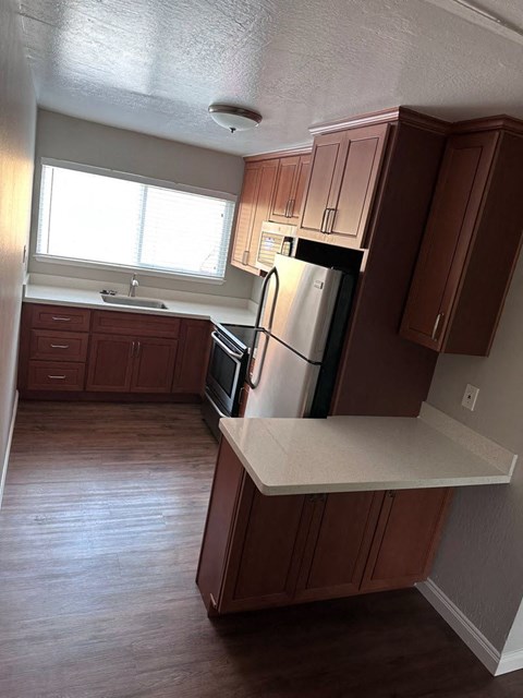 Floor plan for 1 bed, 1 bath, 500 sqft